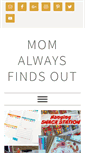 Mobile Screenshot of momalwaysfindsout.com